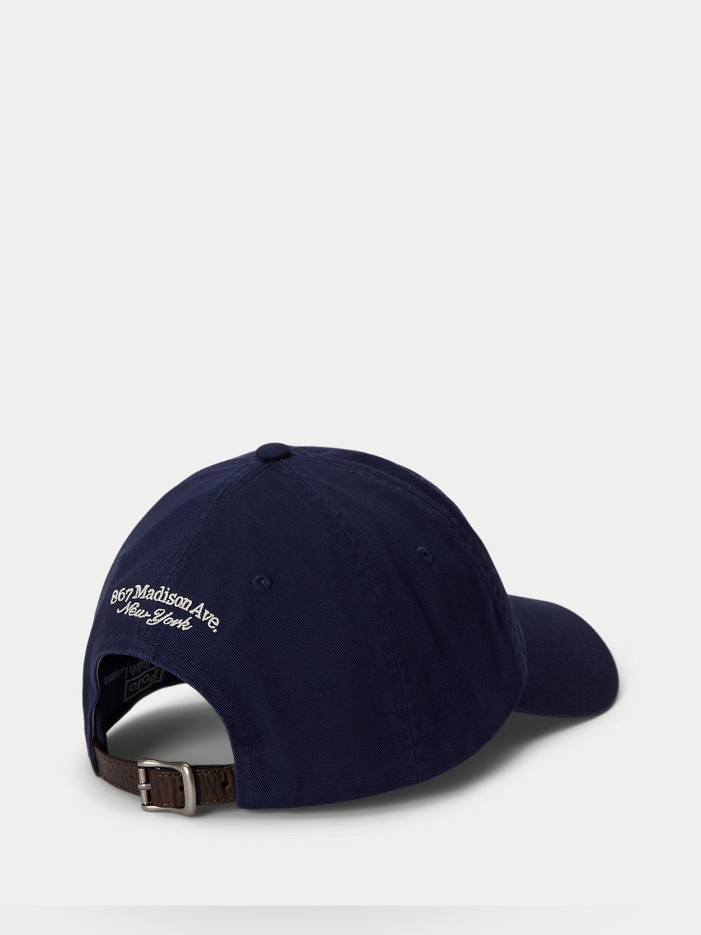 Polo by Ralph Lauren Logo-Embroidered Twill Ball Cap- Newport Navy - Picture 3 of 11